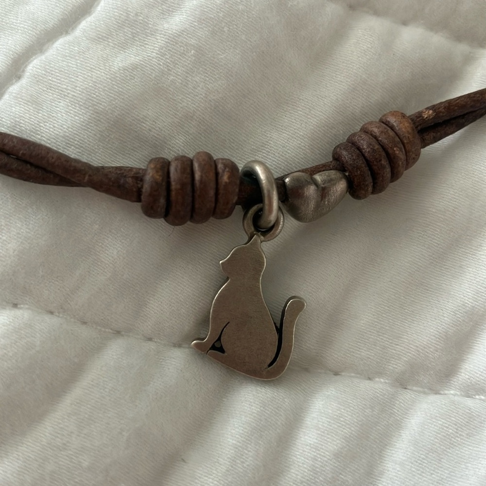 Poor Cat Silver CAT Charm